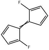 1,3-Cyclopentadiene,1-fluoro-5-(2-fluoro-2,4-cyclopentadien-1-ylidene)-(9CI) Struktur