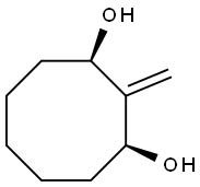 1,3-Cyclooctanediol, 2-methylene-, (1R,3S)-rel- (9CI) Struktur