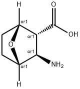 7-Oxabicyclo[2.2.1]heptane-2-carboxylicacid,3-amino-,(1R,2R,3R,4S)-rel-(9CI) Structure