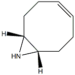 (1α,4Z,8α)-9-アザビシクロ[6.1.0]ノナ-4-エン 化学構造式