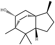 (3S,7aα)-Octahydro-3,6,7,7-tetramethyl-3aβ,6β-ethano-3aH-inden-5β-ol Struktur