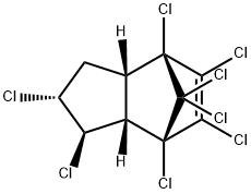 (+)-TRANS-CHLORDANE 化学構造式