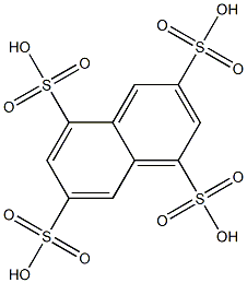 1,3,5,7-ナフタレンテトラスルホン酸 化学構造式
