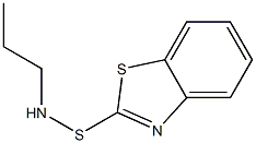 2-Benzothiazolesulfenamide,N-propyl-(9CI) Struktur
