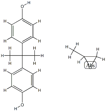4-[2-(4-hydroxyphenyl)propan-2-yl]phenol: 2-methyloxirane Structure