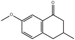 1(2H)-Naphthalenone,3,4-dihydro-7-methoxy-3-methyl-(9CI) 结构式
