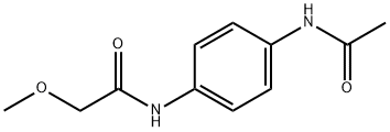 N-[4-(acetylamino)phenyl]-2-methoxyacetamide Struktur
