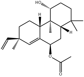 (4R)-7α-Ethenyl-1,2,3,4,4a,4bα,5,6,7,9,10,10aα-dodecahydro-1,1,4aβ,7-tetramethyl-4β,9α-phenanthrenediol 9-acetate Structure