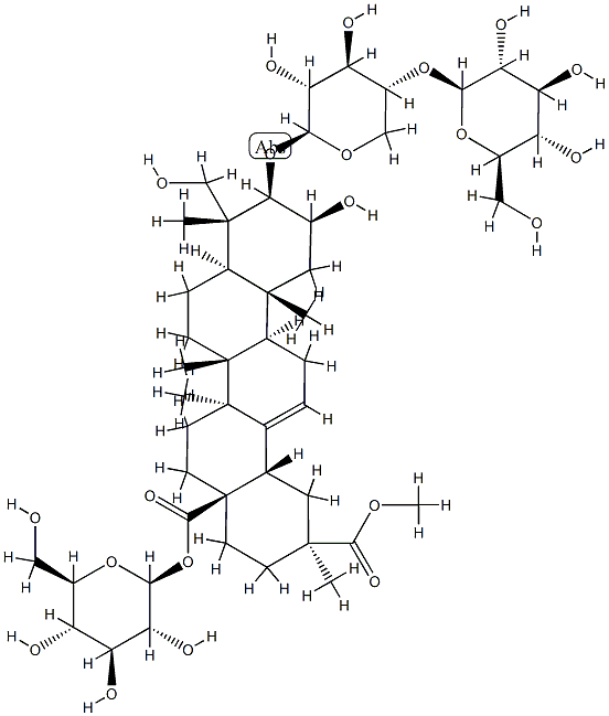 商陆皂苷辛,66656-92-6,结构式