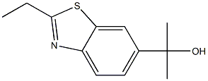 6-Benzothiazolemethanol,2-ethyl-alpha,alpha-dimethyl-(9CI) 化学構造式