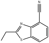 4-Benzothiazolecarbonitrile,2-ethyl-(9CI) Structure