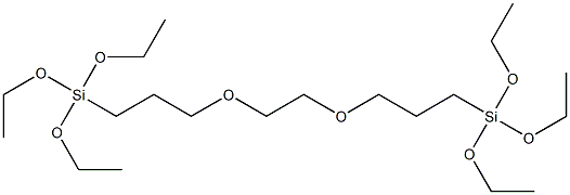 BIS(3-TRIETHOXYSILYLPROPYL)POLYETHYLENE OXIDE(25-30EO) Struktur