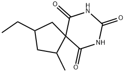 7,9-Diazaspiro[4.5]decane-6,8,10-trione,3-ethyl-1-methyl-(5CI) Struktur