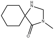 1,3-Diazaspiro[4.5]decan-4-one,3-methyl-(5CI) Struktur