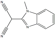 2-Benzimidazolemalononitrile,1-methyl-(7CI,8CI) Structure