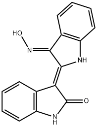 (2Z,3E)-3-(羟基亚氨基)-[2,3'-联吲哚啉亚基]-2'-酮 结构式
