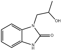 2H-Benzimidazol-2-one,1,3-dihydro-1-(2-hydroxypropyl)-(9CI) Struktur