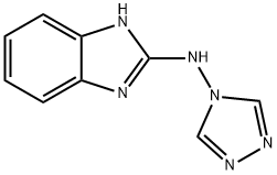 1H-Benzimidazol-2-amine,N-4H-1,2,4-triazol-4-yl-(9CI) Struktur