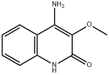 2(1H)-Quinolinone,4-amino-3-methoxy-(9CI) Structure