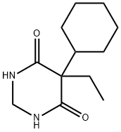 4,6(1H,5H)-Pyrimidinedione,5-cyclohexyl-5-ethyldihydro-(5CI) 结构式