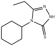 3H-1,2,4-Triazole-3-thione,4-cyclohexyl-5-ethyl-2,4-dihydro-(9CI) 结构式