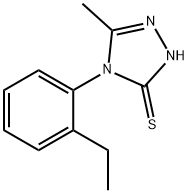 3H-1,2,4-Triazole-3-thione,4-(2-ethylphenyl)-2,4-dihydro-5-methyl-(9CI) Structure