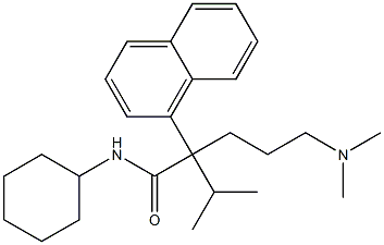 6699-10-1 N-Cyclohexyl-α-[3-(dimethylamino)propyl]-α-(1-methylethyl)-1-naphthaleneacetamide