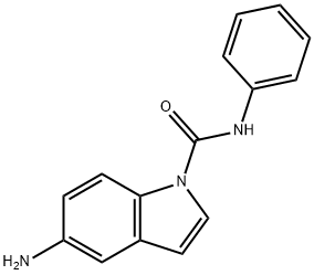 1H-Indole-1-carboxamide,5-amino-N-phenyl-(9CI),670253-30-2,结构式