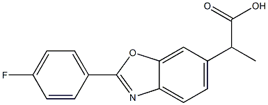 2-(4-Fluorophenyl)-α-methyl-6-benzoxazoleacetic acid|