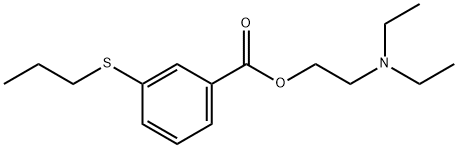 2-(Diethylamino)ethyl=m-(propylthio)benzoate Struktur