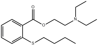 2-(Diethylamino)ethyl=o-(butylthio)benzoate Struktur