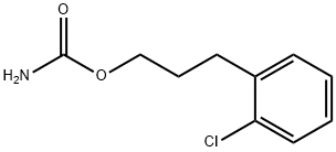 3-(o-Chlorophenyl)propyl=carbamate Struktur