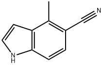 1H-Indole-5-carbonitrile,4-methyl-(9CI)|