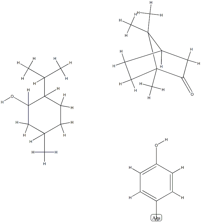 Chlorophenolcamphormenthol,67148-11-2,结构式