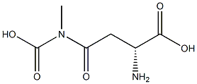 D-βAsp-Gly-OH 化学構造式