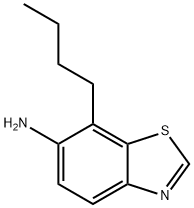 6-Benzothiazolamine,7-butyl-(9CI) Struktur