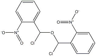 ビス(α-クロロ-2-ニトロベンジル)エーテル 化学構造式