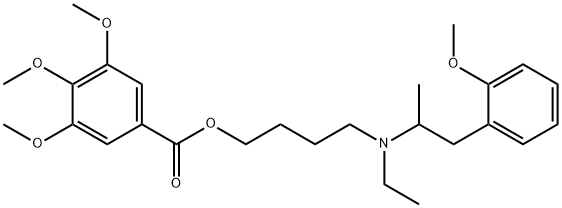 3,4,5-Trimethoxybenzoic acid 4-[ethyl(2-methoxy-α-methylphenethyl)amino]butyl ester|