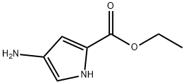 4-アミノ-1H-ピロール-2-カルボン酸エチル 化学構造式