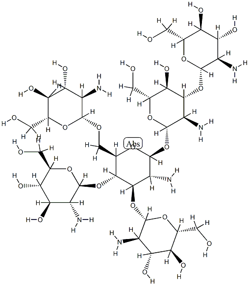chitohexaose, 6734-92-5, 结构式