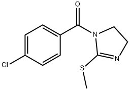 (4-chlorophenyl)[2-(methylthio)-4,5-dihydro-1H-imidazol-1-yl]methanone,673476-85-2,结构式
