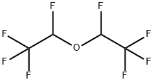 DESFLURANE RELATED COMPOUND A (0.1 ML) (BIS-(1,2,2,2-TETRAFLUOROETHYL) ETHER) 化学構造式