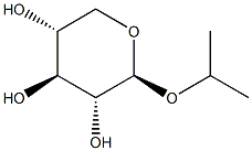 Isopropyl β-D-xylopyranoside Struktur
