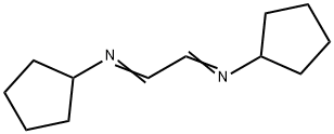 GLYOXAL-BIS-(CYCLOPENTYLIMINE) Struktur