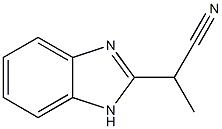 1H-Benzimidazole-2-acetonitrile,alpha-methyl-(9CI),67431-21-4,结构式