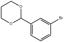 2-(3-溴苯基)-1,3-二噁烷,67437-93-8,结构式