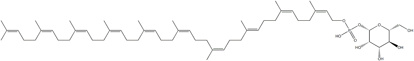 mannosylphosphoryldecaprenol Structure