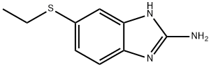1H-Benzimidazol-2-amine,5-(ethylthio)-(9CI) Structure