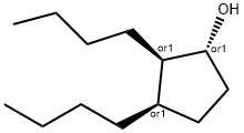 Cyclopentanol, 2,3-dibutyl-, (1R,2R,3R)-rel- (9CI) 化学構造式
