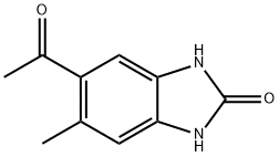 2H-Benzimidazol-2-one,5-acetyl-1,3-dihydro-6-methyl-(9CI) Structure